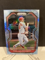 2021 Panini Prizm Carolina Blue Prizm #47 Paul Goldschmidt