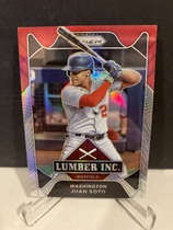 2021 Panini Prizm Lumber Inc. Silver Prizm #LI9 Juan Soto