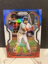 2021 Panini Prizm Red White & Blue Prizm #11 Alex Verdugo