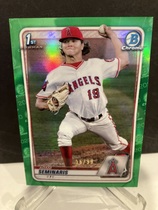 2020 Bowman Chrome Draft Green Refractor #BD-163 Adam Seminaris