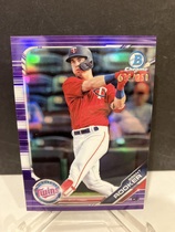2019 Bowman Chrome Draft Purple Refractor #BDC-117 Brent Rooker