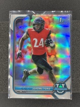 2022 Bowman University Chrome Refractor #71 Jerome Ford