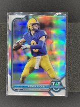 2022 Bowman University Chrome Refractor #91 Kenny Pickett