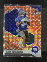 2021 Panini Mosaic Reactive Orange #377 Gary Brightwell