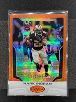 2017 Panini Certified Mirror Orange #90 Mark Ingram