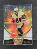 2019 Panini Certified Gold Team #9 Antonio Brown