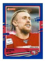 2020 Donruss Press Proof Blue #11 George Kittle