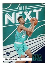 2023 Panini NBA Hoops We Got Next #20 Brandon Miller