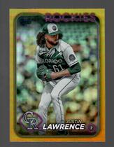 2024 Topps Gold Foil #259 Justin Lawrence
