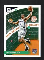 2023 Donruss Zero Gravity #3 Deaaron Fox