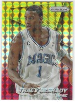 2014 Panini Prizm Prizm Yellow and Red Mosaic #190 Tracy McGrady