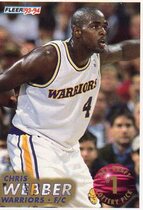 1993 Fleer Lottery Exchange #1 Chris Webber