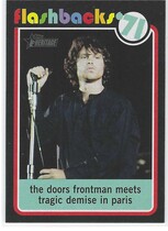 2020 Topps Heritage News Flashbacks #NF-9 Jim Morrison Dies At