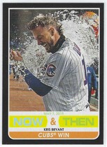 2020 Topps Heritage High Number Now and Then #NT-13 Kris Bryant