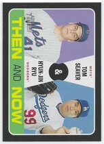 2020 Topps Heritage Then and Now #TN-3 Hyun-Jin Ryu|Tom Seaver
