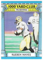 1987 Topps 1000 Yard Club #6 Rueben Mayes