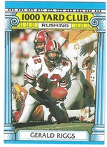 1987 Topps 1000 Yard Club #8 Gerald Riggs