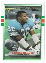 1989 Topps Base Set #365 Bennie Blades