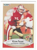 1990 Fleer Base Set #6 Kevin Fagan