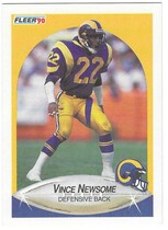 1990 Fleer Base Set #44 Vince Newsome