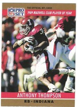 1990 Pro Set Base Set #22 Anthony Thompson