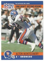 1990 Pro Set Base Set #721 Alton Montgomery