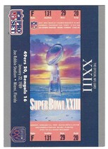 1990 Pro Set Super Bowl 160 #23 Sb Xxiii Ticket