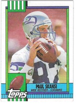 1990 Topps Base Set #341 Paul Skansi