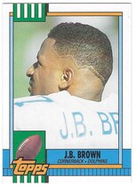 1990 Topps Traded #81 J.B. Brown