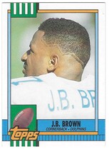 1990 Topps Traded #81T J.B. Brown