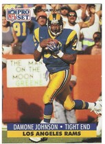 1991 Pro Set Base Set #552 Damone Johnson