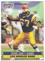 1991 Pro Set Base Set #553 Duval Love