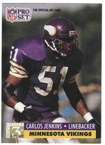 1991 Pro Set Base Set #794 Carlos Jenkins