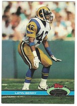1991 Stadium Club Base Set #376 Latin Berry