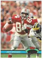 1991 Stadium Club Base Set #75 Jeff Graham