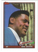 1991 Topps Base Set #502 Eric Swann