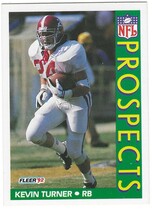 1992 Fleer Base Set #448 Kevin Turner