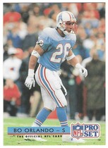 1992 Pro Set Base Set #187 Bo Orlando