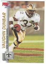 1992 Pro Set Base Set #585 Vaughn Dunbar