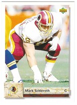 1992 Upper Deck Base Set #502 Mark Schlereth