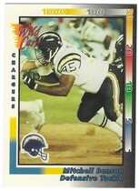 1992 Wild Card Base Set #400 Mitchell Benson