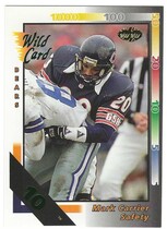 1992 Wild Card NFL 10 Stripes #451 Mark Carrier