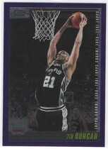 2000 Topps Chrome #40 Tim Duncan