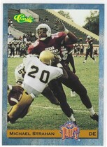 1993 Classic Base Set #58 Michael Strahan
