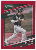 2021 Donruss Holo Red #122 Matt Olson