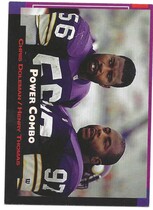 1993 Pro Set Power Combos #7 Chris Doleman|Henry Thomas