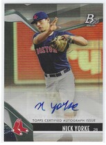 2021 Bowman Platinum Top Prospects Autos #TOP-24 Nick Yorke