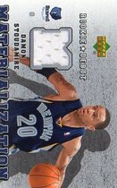 2006 Upper Deck Rookie Debut Materialization #MT-DS Damon Stoudamire