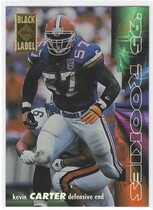 1995 Collectors Edge Rookies Black Label #4 Kevin Carter