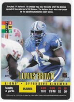 1995 Donruss Red Zone #96 Lomas Brown